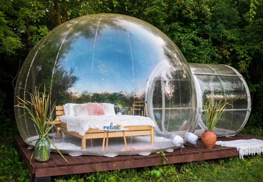 bubble tent picnic